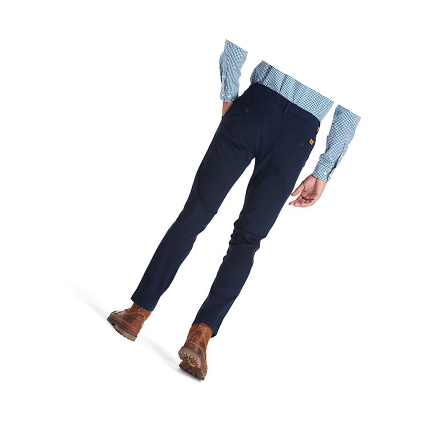 Men's Timberland Sargent Lake Chinos Pants Navy | WST-813492