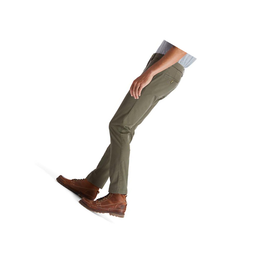 Men's Timberland Sargent Lake Chinos Pants Green | XUJ-016879