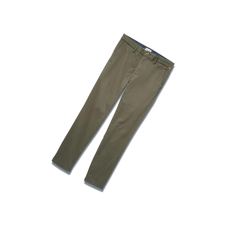 Men's Timberland Sargent Lake Chinos Pants Green | XUJ-016879