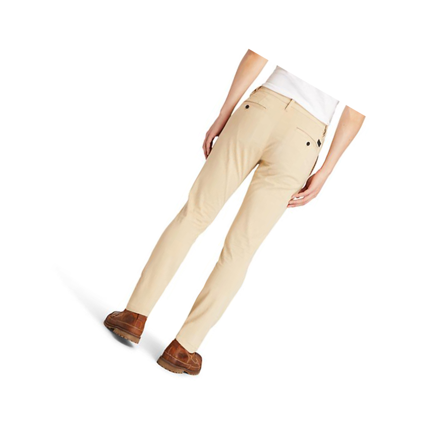 Men's Timberland Sargent Lake Ultrastretch Chinos Pants Beige | OQA-810374