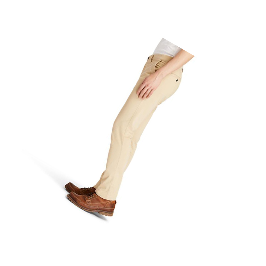 Men's Timberland Sargent Lake Ultrastretch Chinos Pants Beige | OQA-810374