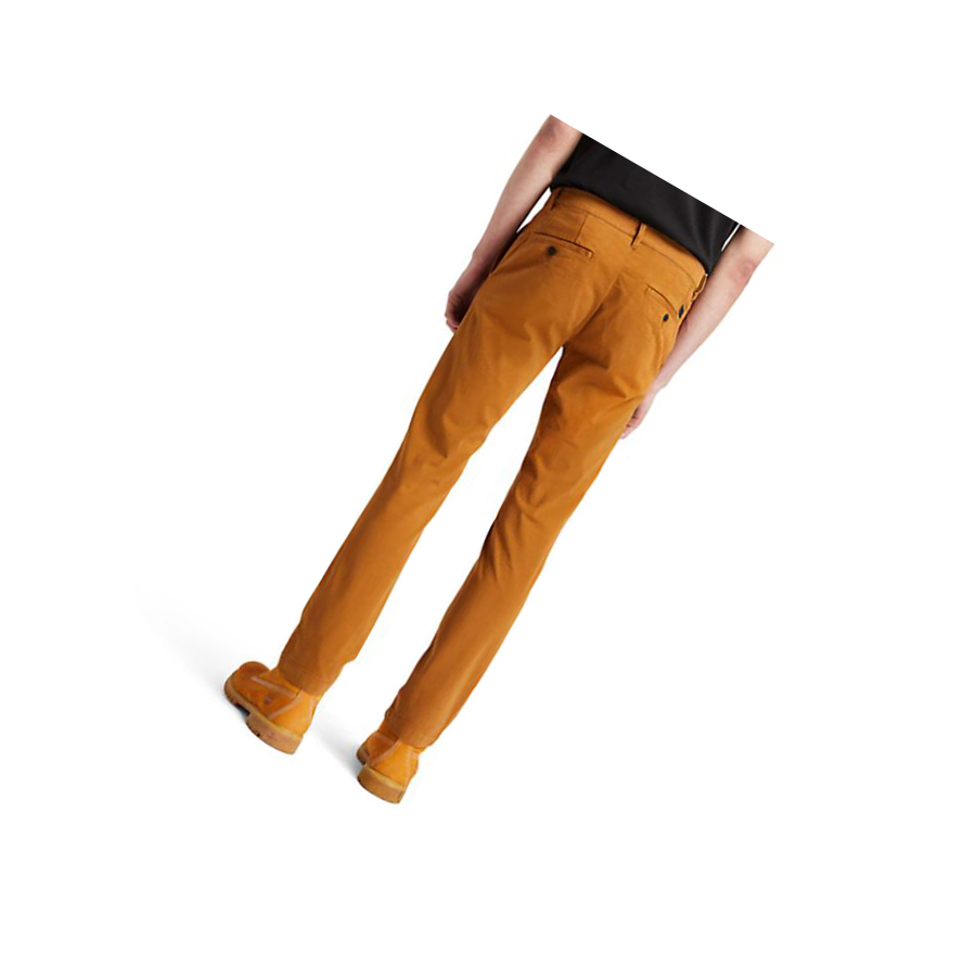 Men's Timberland Sargent Lake Ultrastretch Chinos Pants Brown | ORS-635174