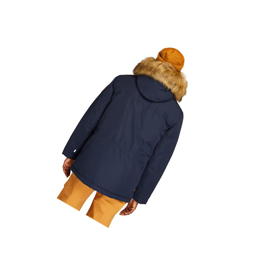 Men's Timberland Scar Ridge Parka Jackets Navy | UVO-470123