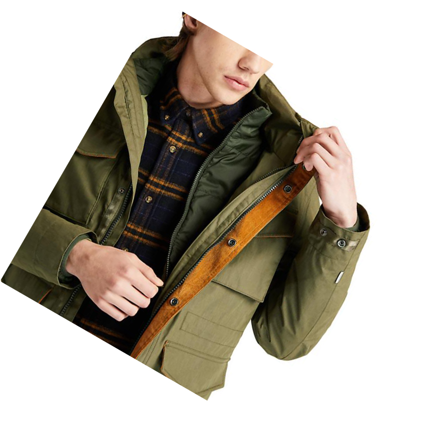 Men's Timberland Snowdon Peak 3-in-1 M65 Jackets Green | JPT-490385