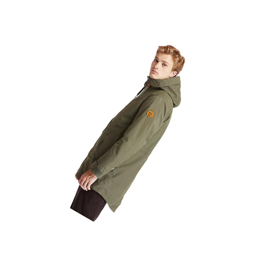 Men's Timberland Snowdon Peak 3-in-1 Waterproof Parka Jackets Green | FLE-145389