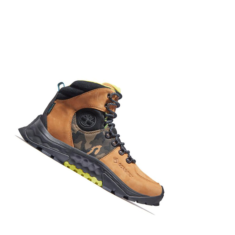 Men\'s Timberland Solar Ridge Gore-Tex® GreenStride™ Winter Boots Yellow | UZN-951438