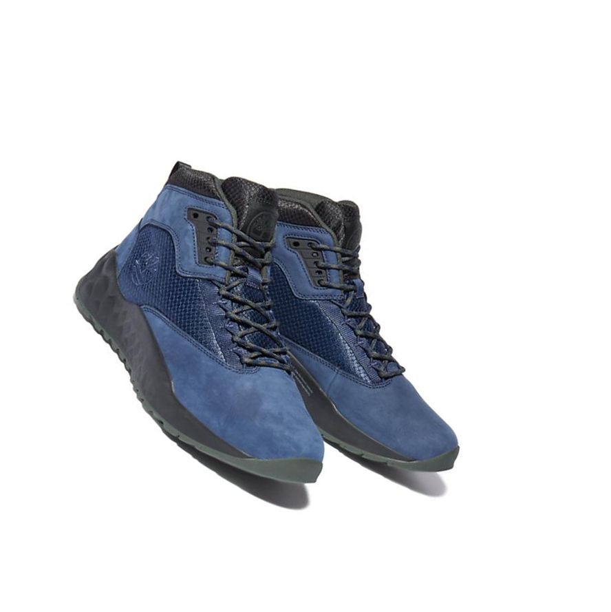 Men's Timberland Solar Wave GreenStride™ Chukka Boots Navy | JPD-912835