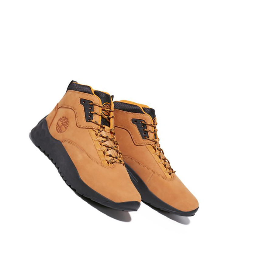 Men's Timberland Solar Wave GreenStride™ Chukka Boots Yellow | OQI-937108