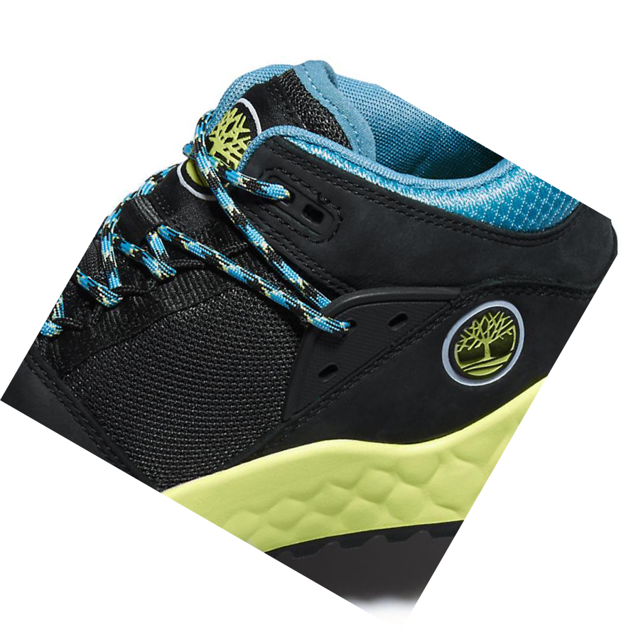 Men's Timberland Solar Wave GreenStride™ Sneakers Black Green | QAY-520963