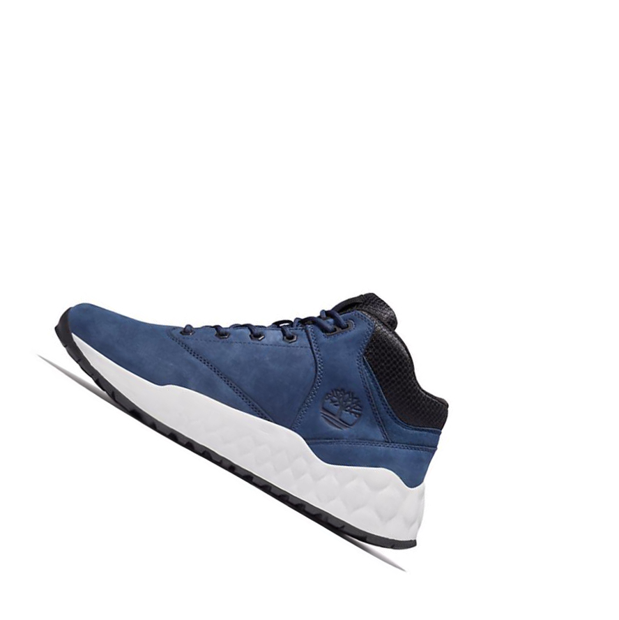 Men's Timberland Solar Wave GreenStride™ Super Sneakers Navy | UKC-587213