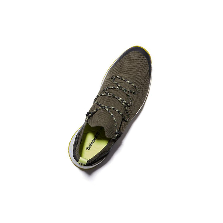 Men's Timberland Solar Wave Walking Shoes Green | MVW-179624