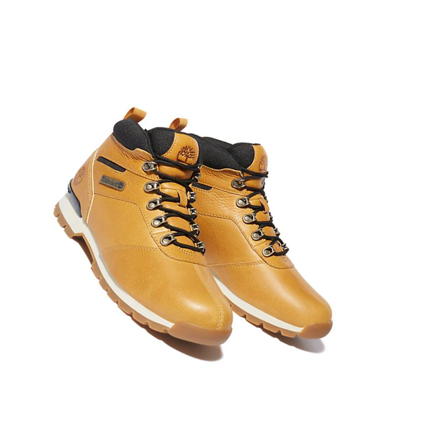 Men's Timberland Splitrock Mid Hiker Hiking Boots Yellow | TCJ-531902