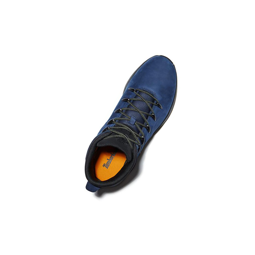 Men's Timberland Sprint Trekker Chukka Boots Navy | ZAM-178320