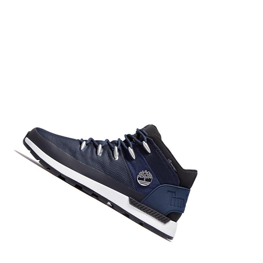 Men's Timberland Sprint Trekker Chukka Sneakers Navy | MGK-042756