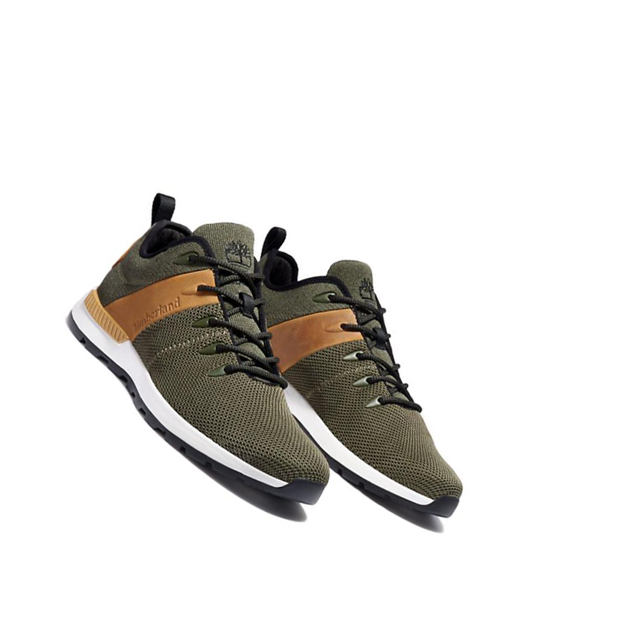 Men's Timberland Sprint Trekker Sneakers Dark Green | UNZ-675290