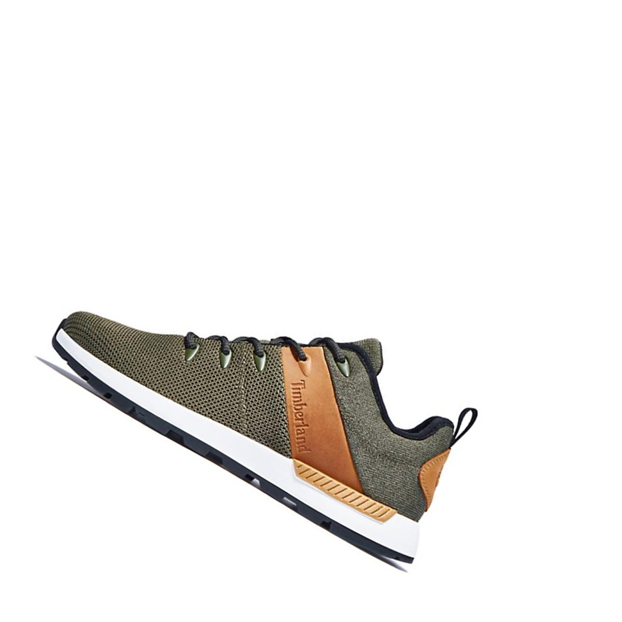 Men's Timberland Sprint Trekker Sneakers Dark Green | UNZ-675290