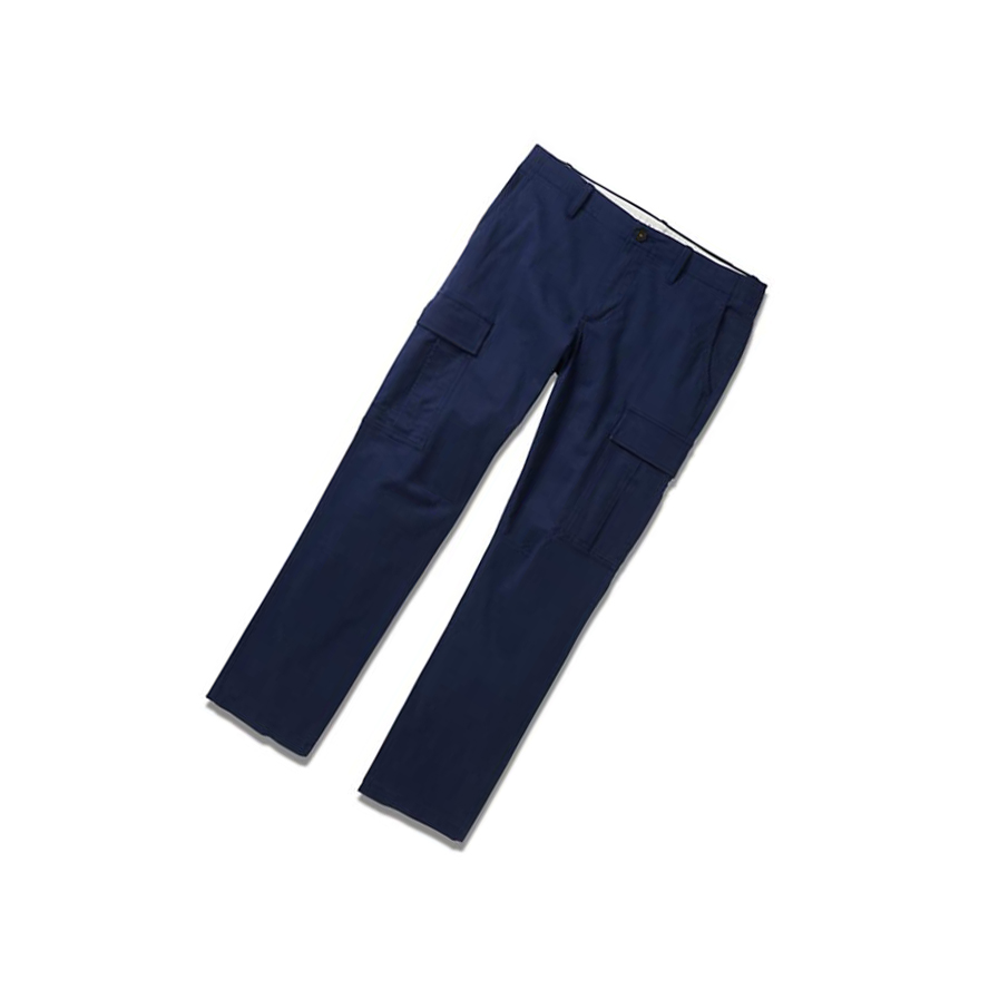 Men's Timberland Squam Lake Cargo Pants Navy | KOV-239658