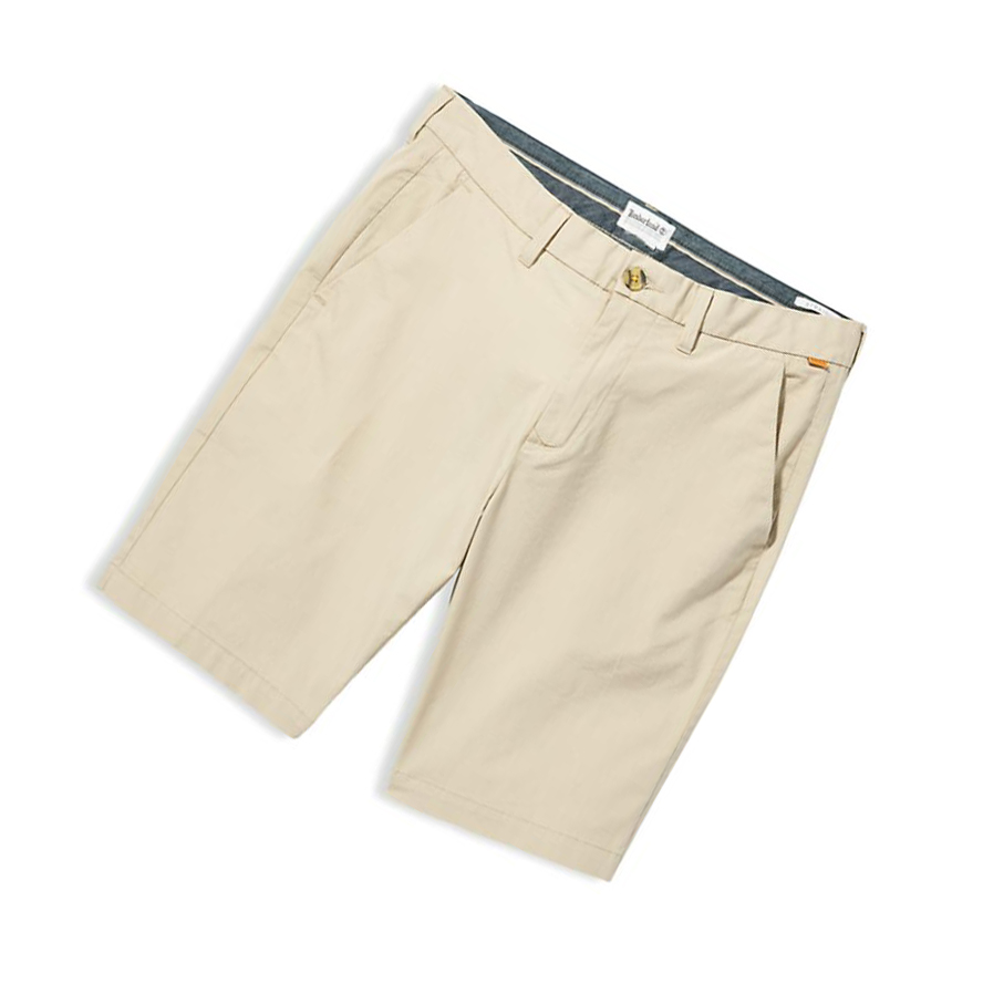 Men's Timberland Squam Lake Lightweight Shorts Beige | CMB-530694