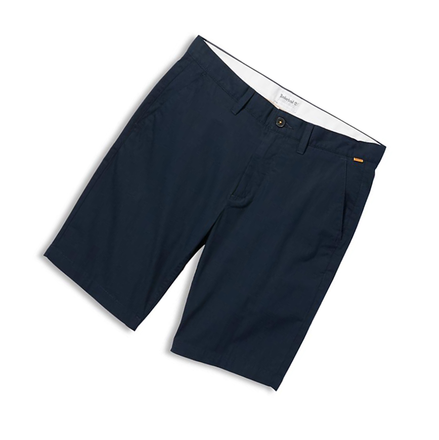 Men's Timberland Squam Lake Lightweight Shorts Navy | GHN-197682