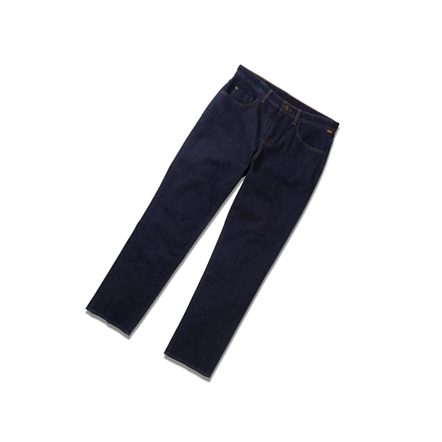 Men's Timberland Squam Lake Stretch Jeans Indigo | RLE-015847