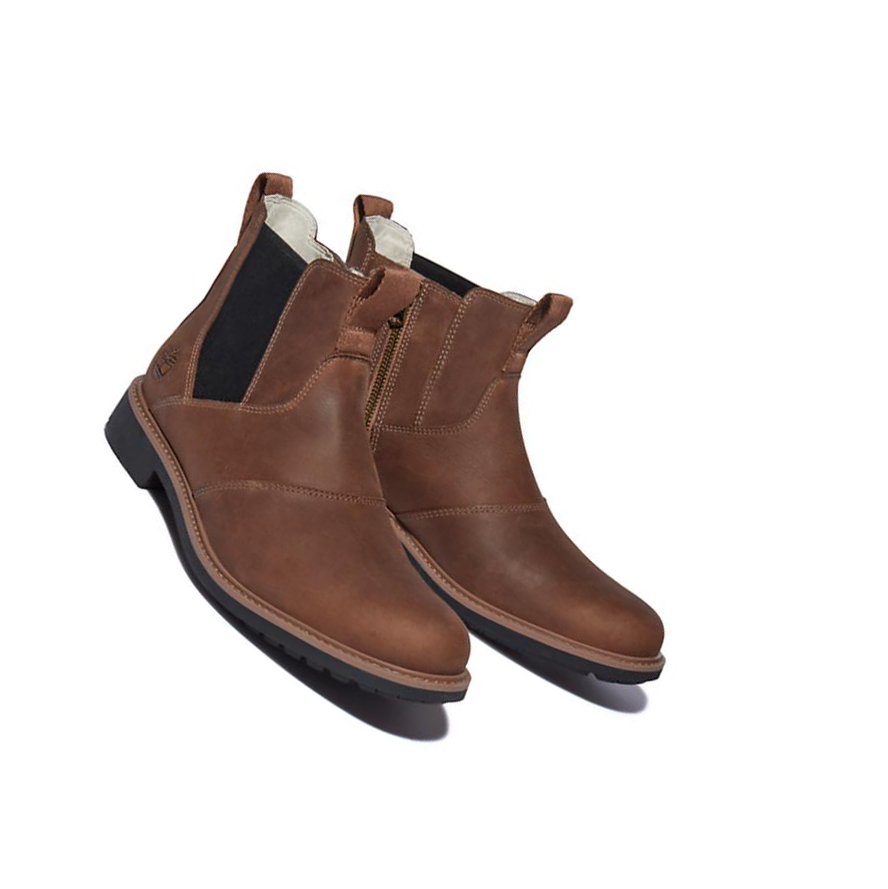 Men's Timberland Stormbucks Chelsea Boots Light Brown | QFX-271035