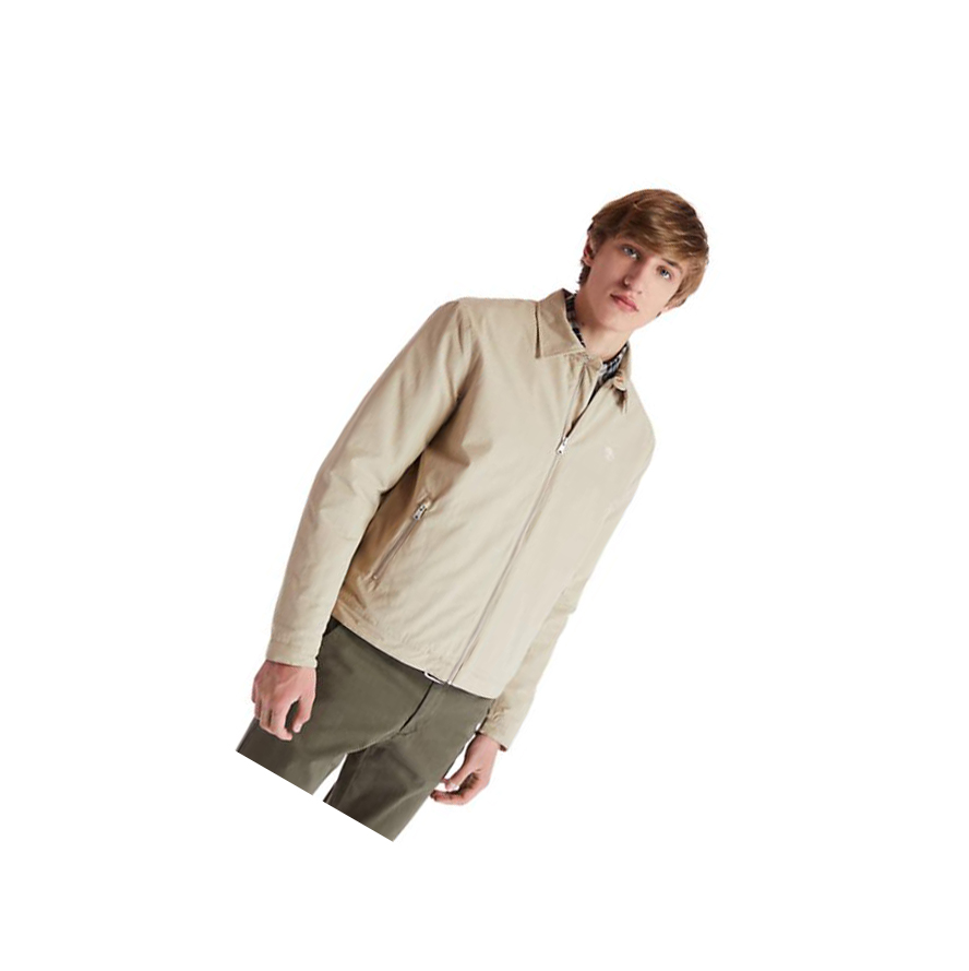 Men's Timberland Stratham Winter Bomber Jackets Beige | CMH-321805