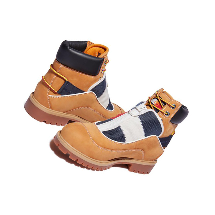 Men's Timberland Tommy Hilfiger x Timberland® Re-Mixed EK+ Original 6-inch Boots Yellow | CGN-390162