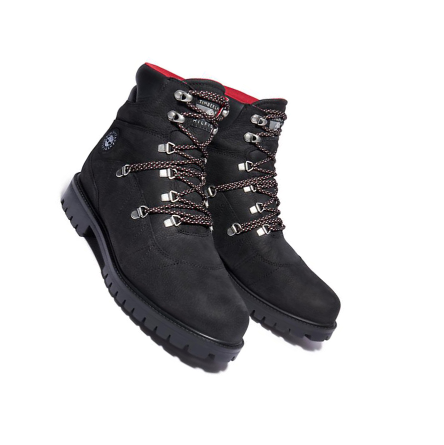 Men's Timberland Tommy Hilfiger x Timberland® Re-imagined 110 EK+ Hiker Winter Boots Black | MIT-973580