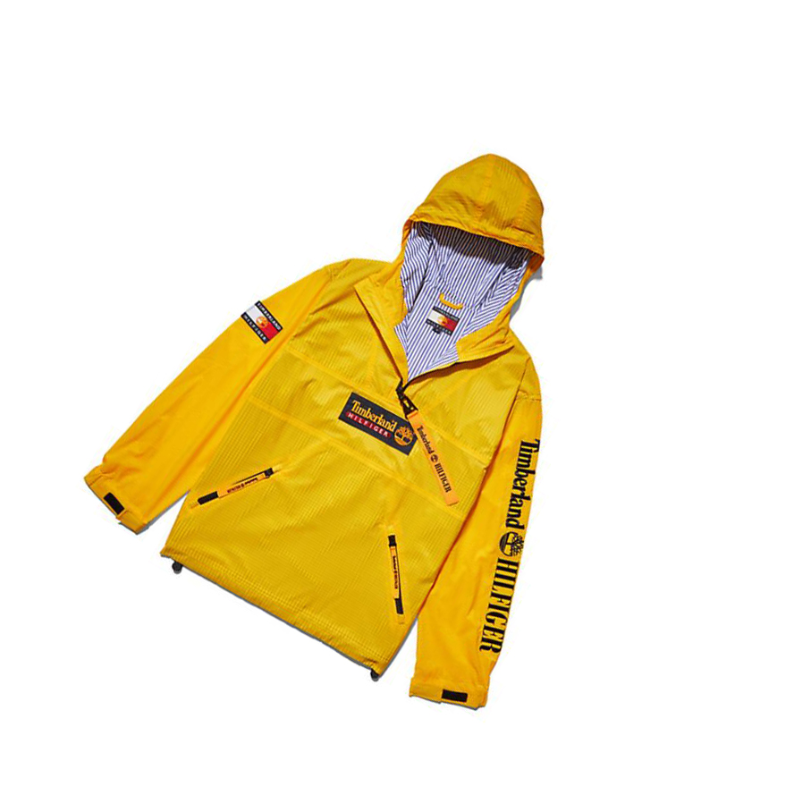 Men's Timberland Tommy Hilfiger x Timberland® Re-Mixed Anorak Jackets Yellow | SQI-720385