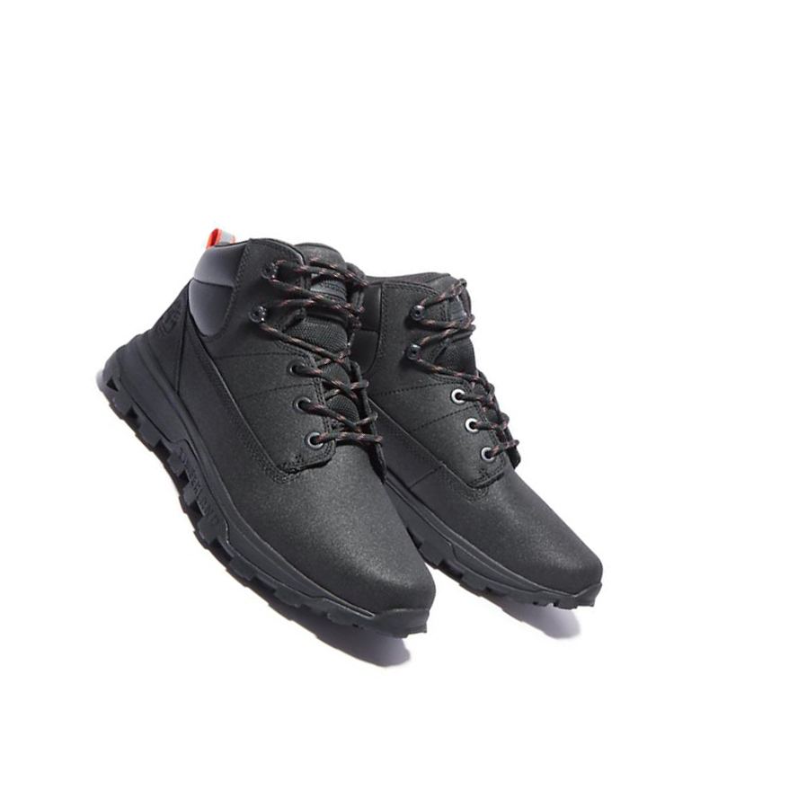 Men's Timberland Treeline Chukka Boots Black | XBM-876504