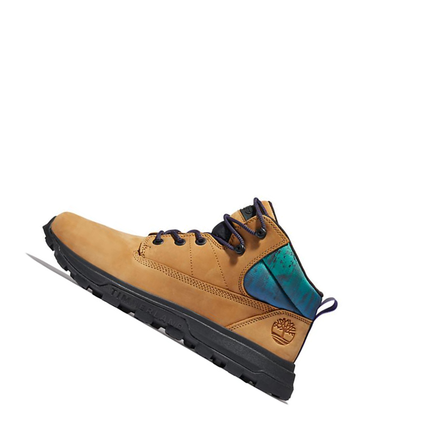 Men's Timberland Treeline Chukka Boots Yellow | VPH-481623