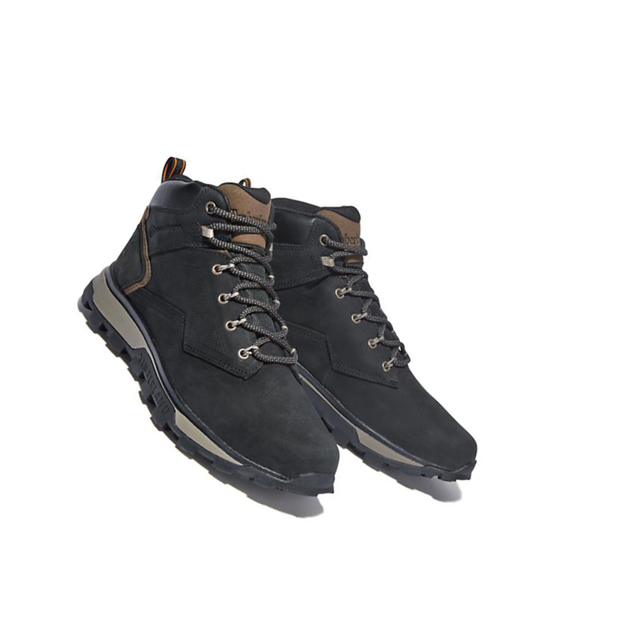 Men's Timberland Treeline Hiker Chukka Boots Black | MYI-275098