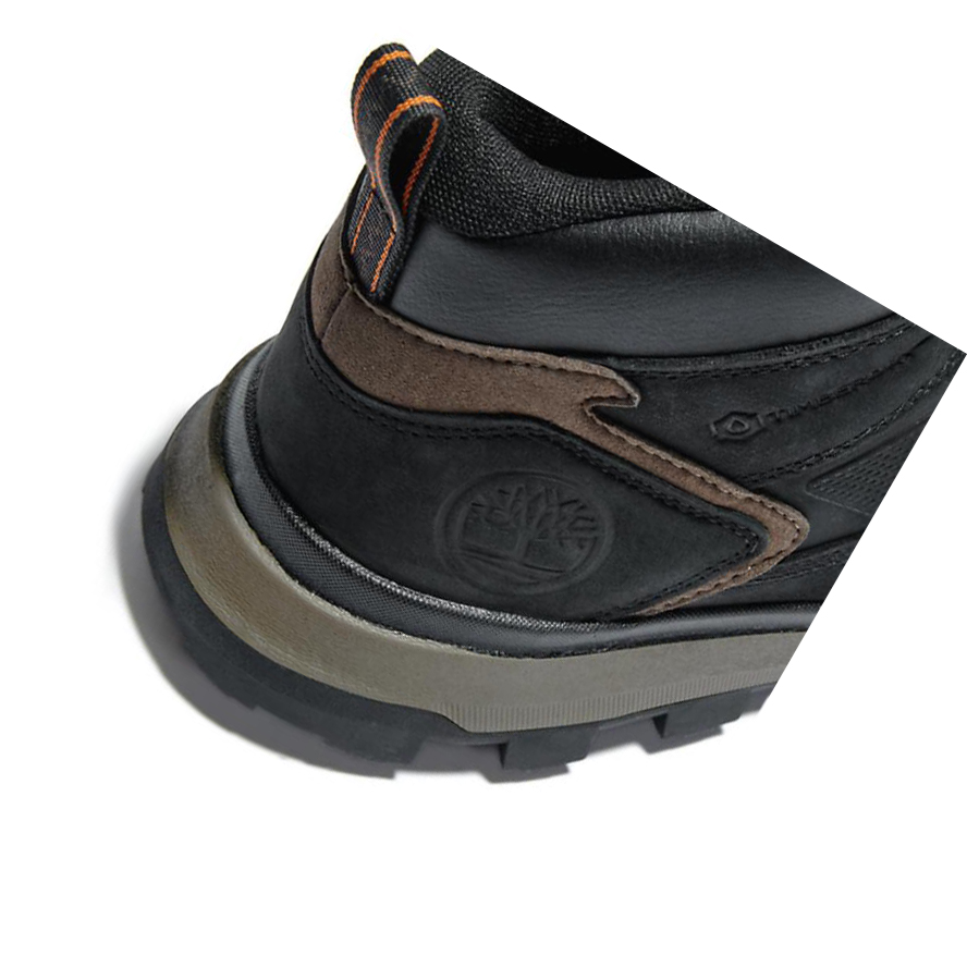 Men's Timberland Treeline Hiker Chukka Boots Black | MYI-275098