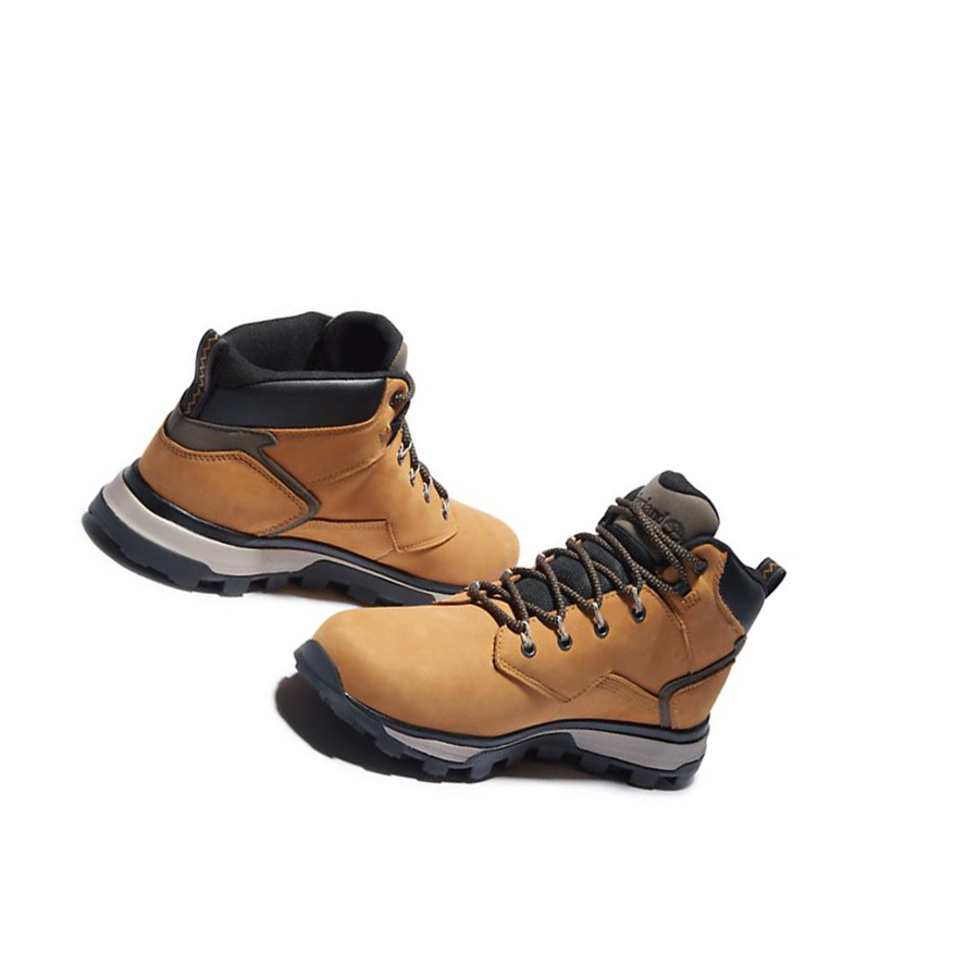 Men's Timberland Treeline Hiker Chukka Boots Yellow | TRU-034982