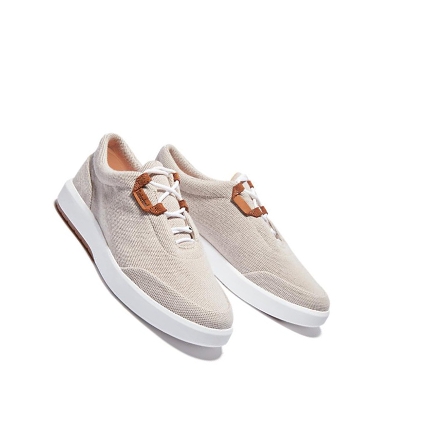 Men's Timberland TrueCloud™ EK+ Canvas Shoes White | RWS-371840