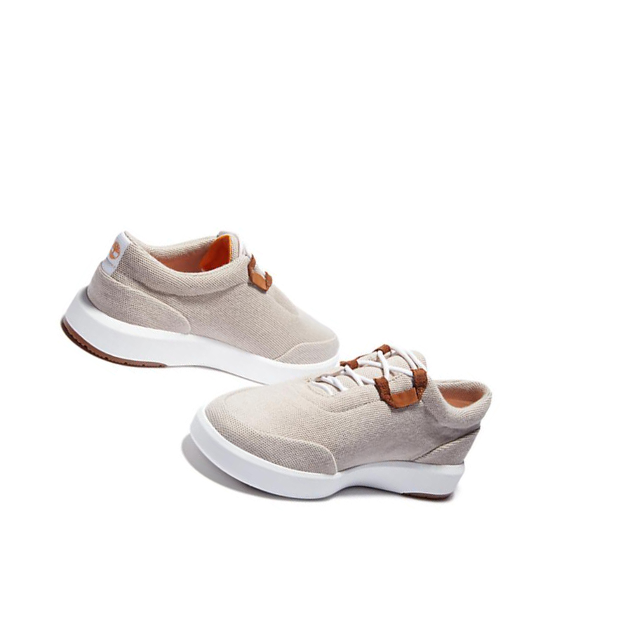 Men's Timberland TrueCloud™ EK+ Canvas Shoes White | RWS-371840