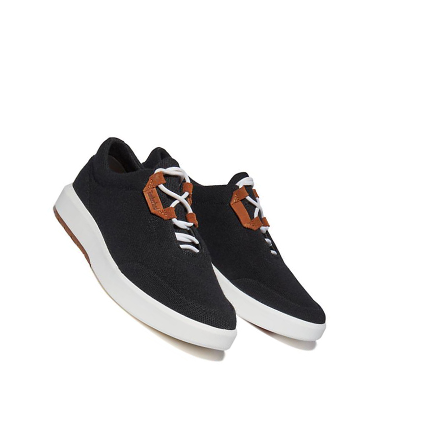 Men's Timberland TrueCloud™ EK+ Canvas Shoes Black | XGI-810437