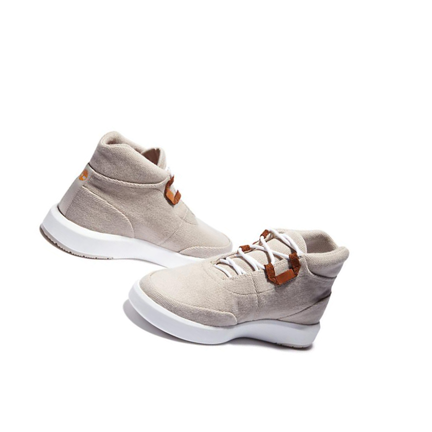 Men's Timberland TrueCloud™ EK+ Chukka Walking Shoes White | VXP-092864