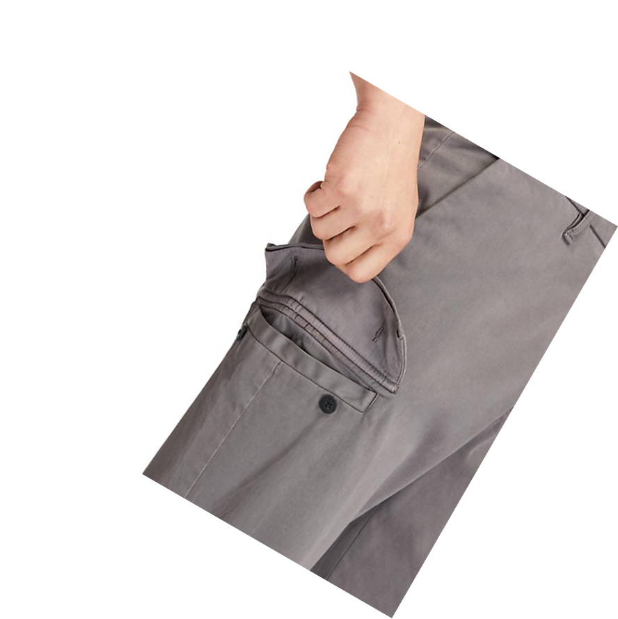 Men's Timberland Ultrastretch Cargo Pants Grey | FQE-841026