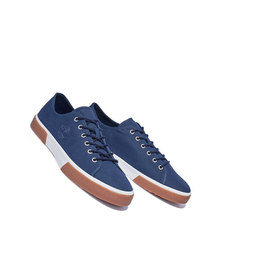 Men's Timberland Union Wharf 2.0 EK+ Canvas Shoes Navy | CRW-359047