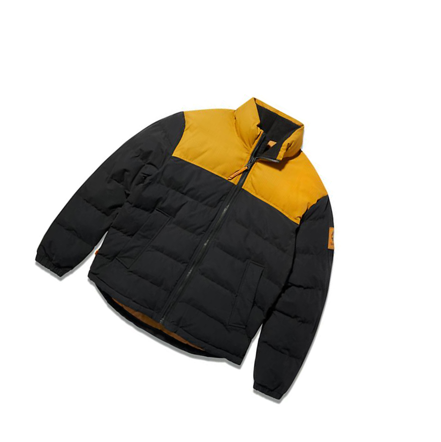 Men's Timberland Welch Mountain Puffer Quilted-Hybrid Jackets Black | CDW-295768