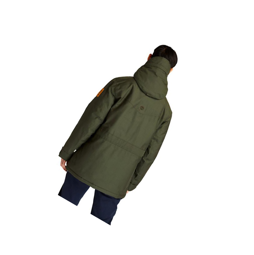 Men's Timberland Wilmington DryVent™ Field Parka Jackets Dark Green | ZUS-096157