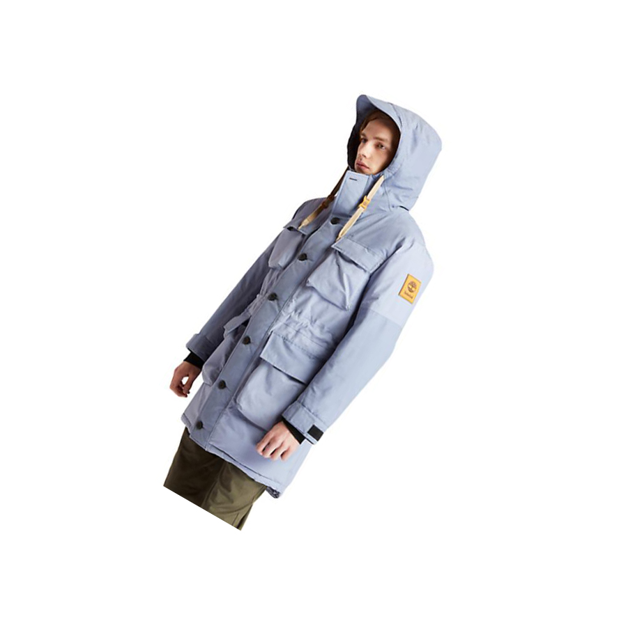 Men's Timberland Wilmington Expedition EK+ Waterproof Parka Jackets Blue | JPG-940153