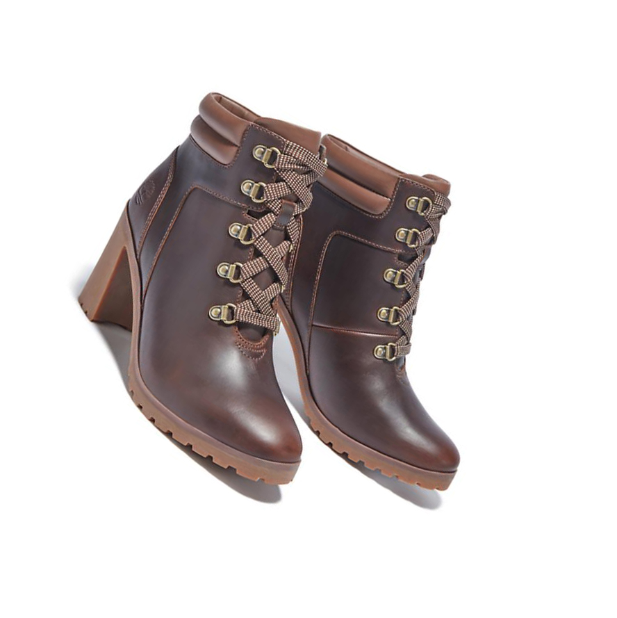 Women's Timberland Allington Hiker Ankle Boots Brown | JGV-160854