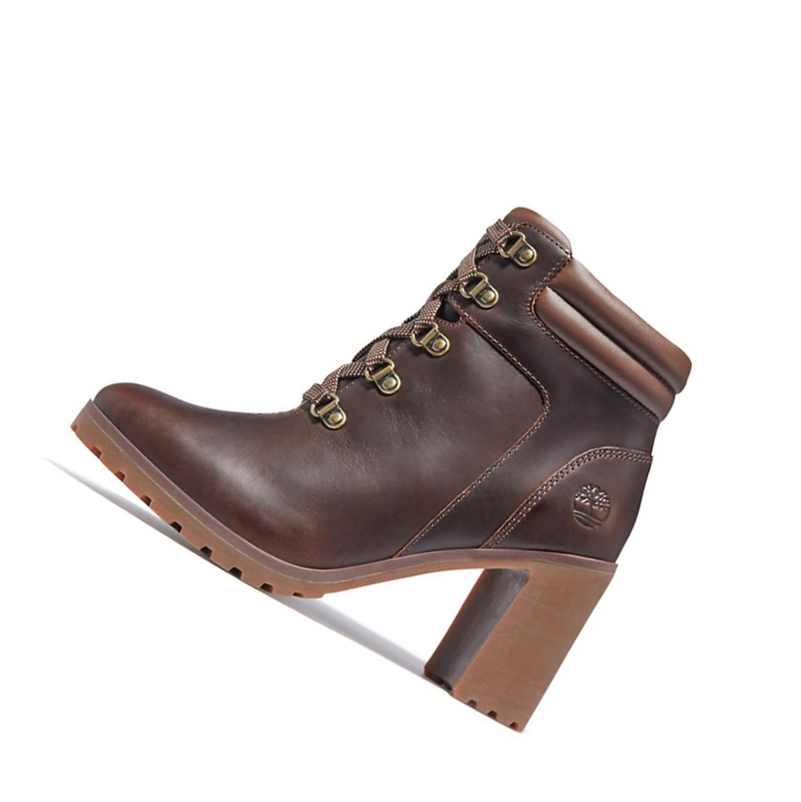 Women's Timberland Allington Hiker Ankle Boots Brown | JGV-160854