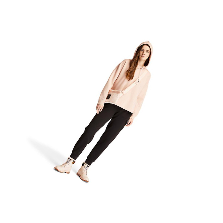 Women's Timberland Back Graphic Hoodie Light Pink | KFP-746510