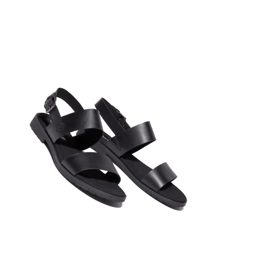 Women's Timberland Chicago Riverside Sandals Black | FMD-720846