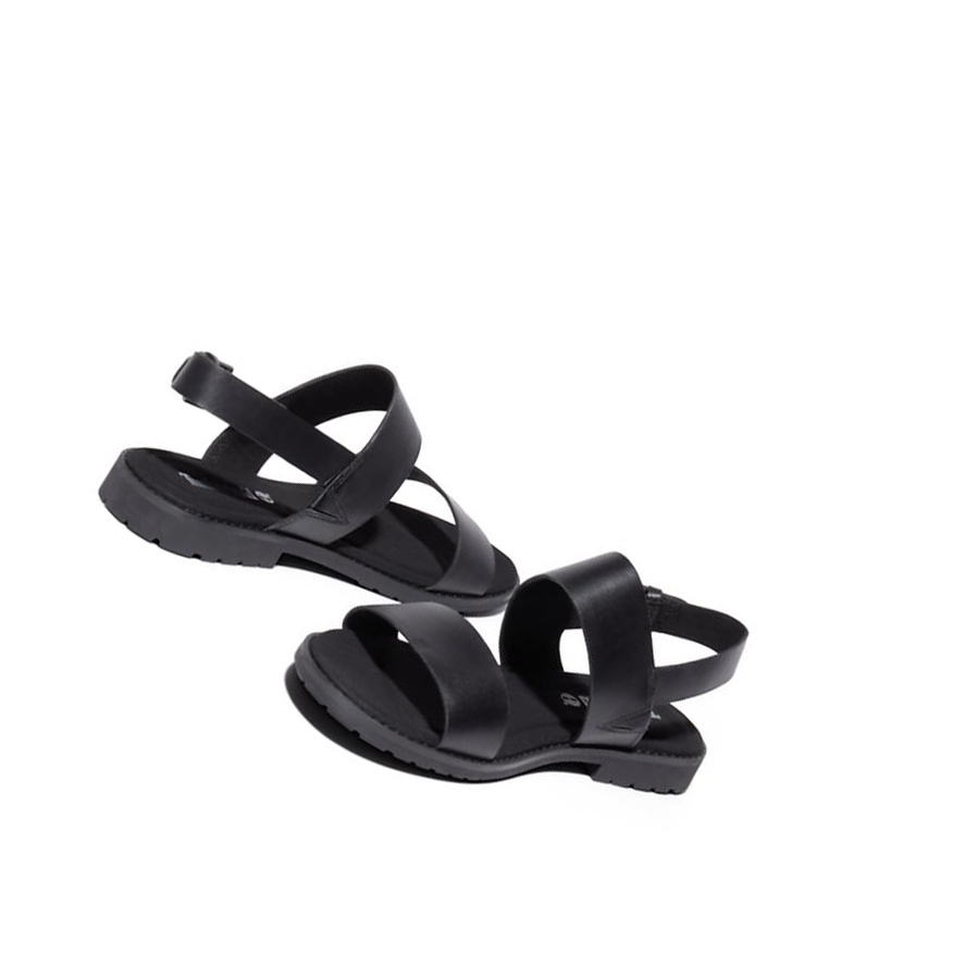 Women's Timberland Chicago Riverside Sandals Black | FMD-720846