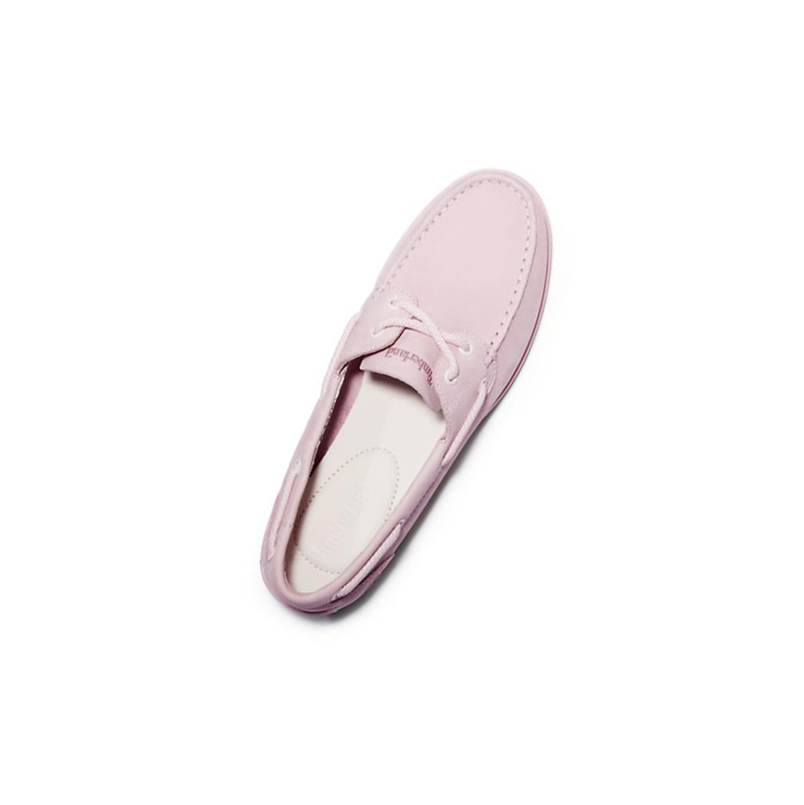 Women's Timberland Classic Boat Shoes Pink | FTS-739185