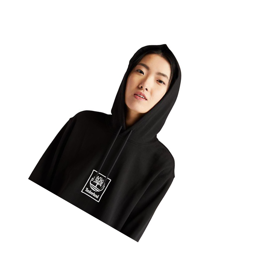 Women's Timberland Core Dress Hoodie Black | LAV-298130